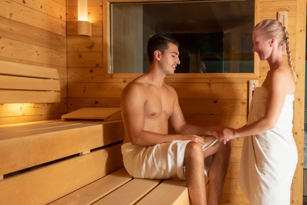 Entspannen in der Sauna im Wellnesshotel Sonnenhof & Sonnhalde