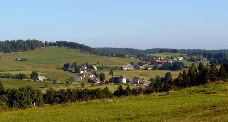 Paysage près d'Ibach dans le Hotzenwald