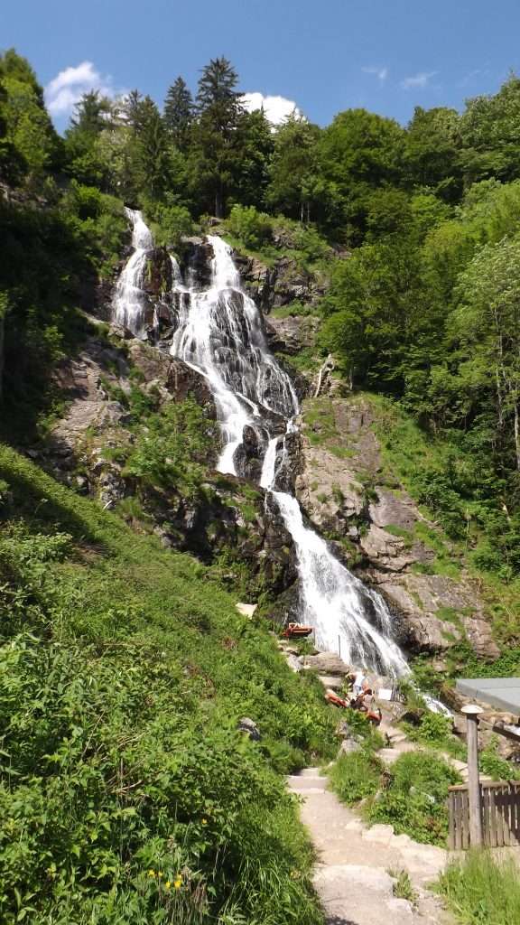 Chute principale de la cascade de Todtnau