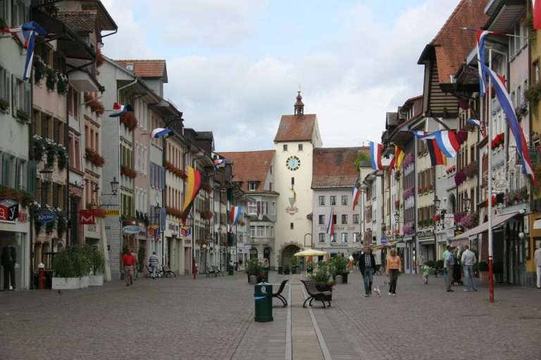 La Kaiserstraße à Waldshut
